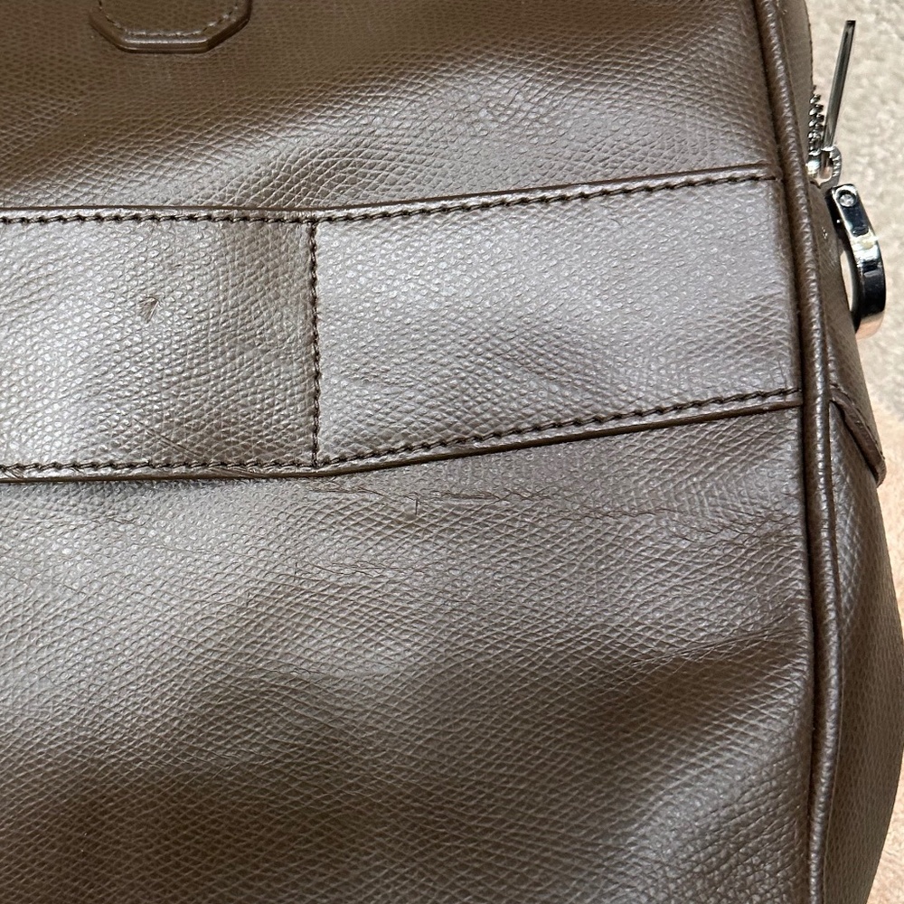 Furla Brown Leather soft side brief case/tote, Unisex - Picture 4 of 16